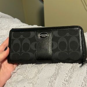 Coach Black Wallet